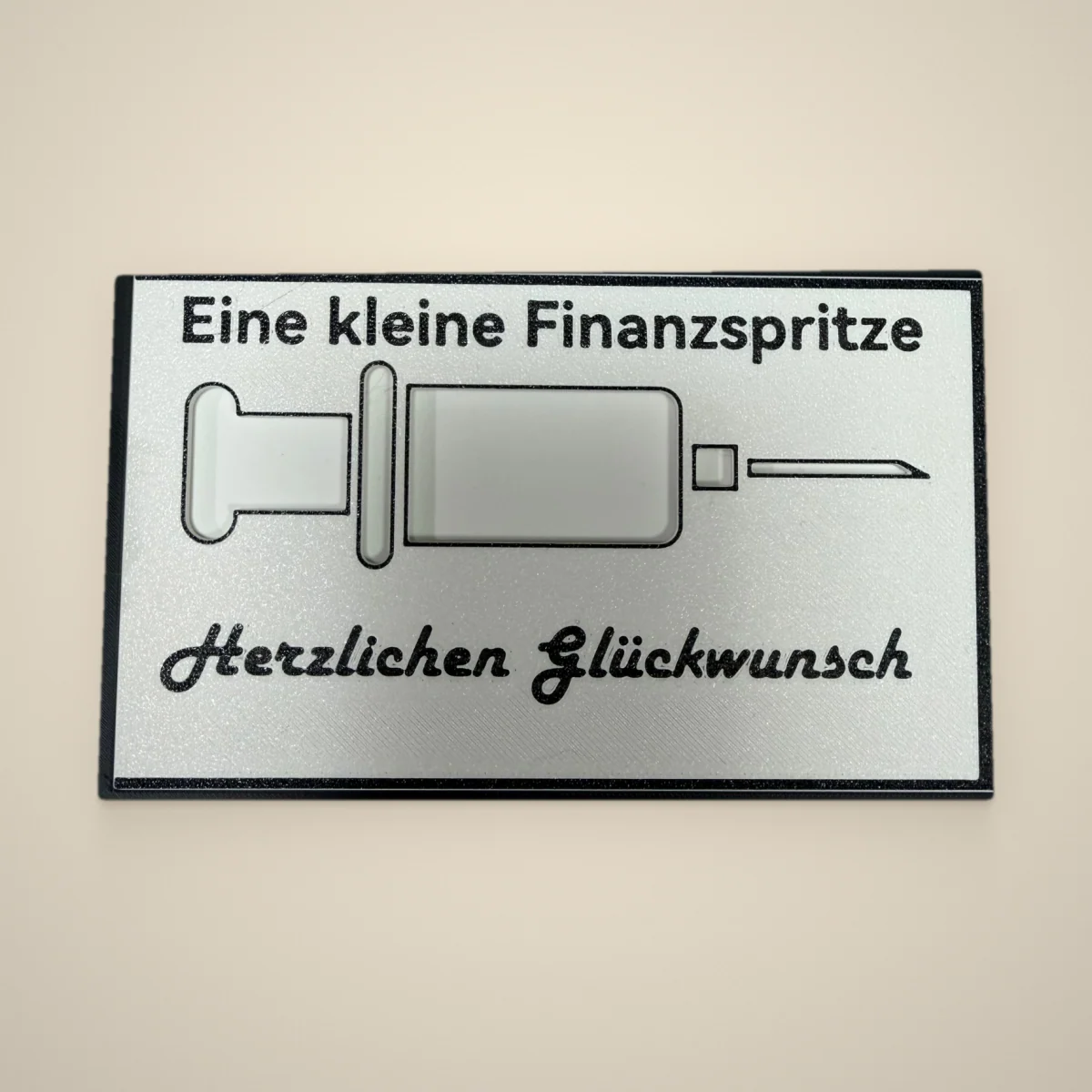 Eine kleine Finanzspritze