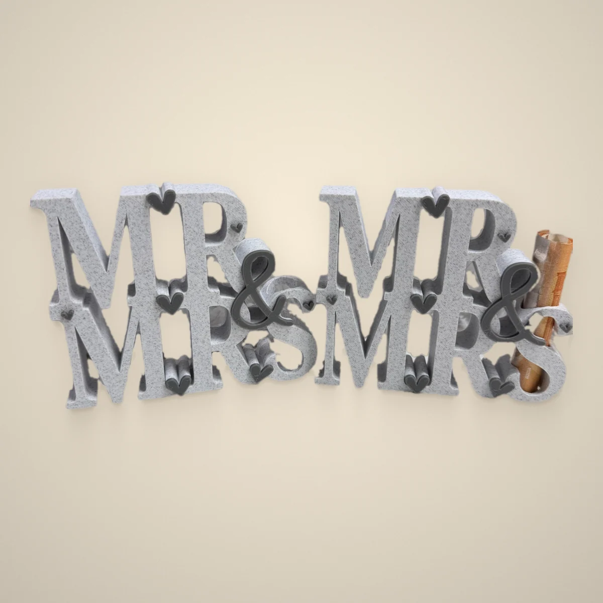 Geldgeschenk Mr & Mrs