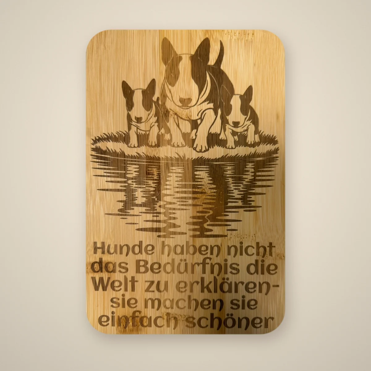 Frühstücksbrett Bullterrier