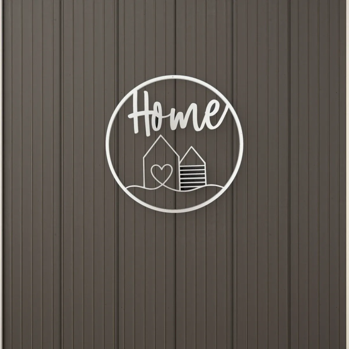 Wohnbeispiel (Symbolbild): Türkranz „Home“ (Häuser-Duo)