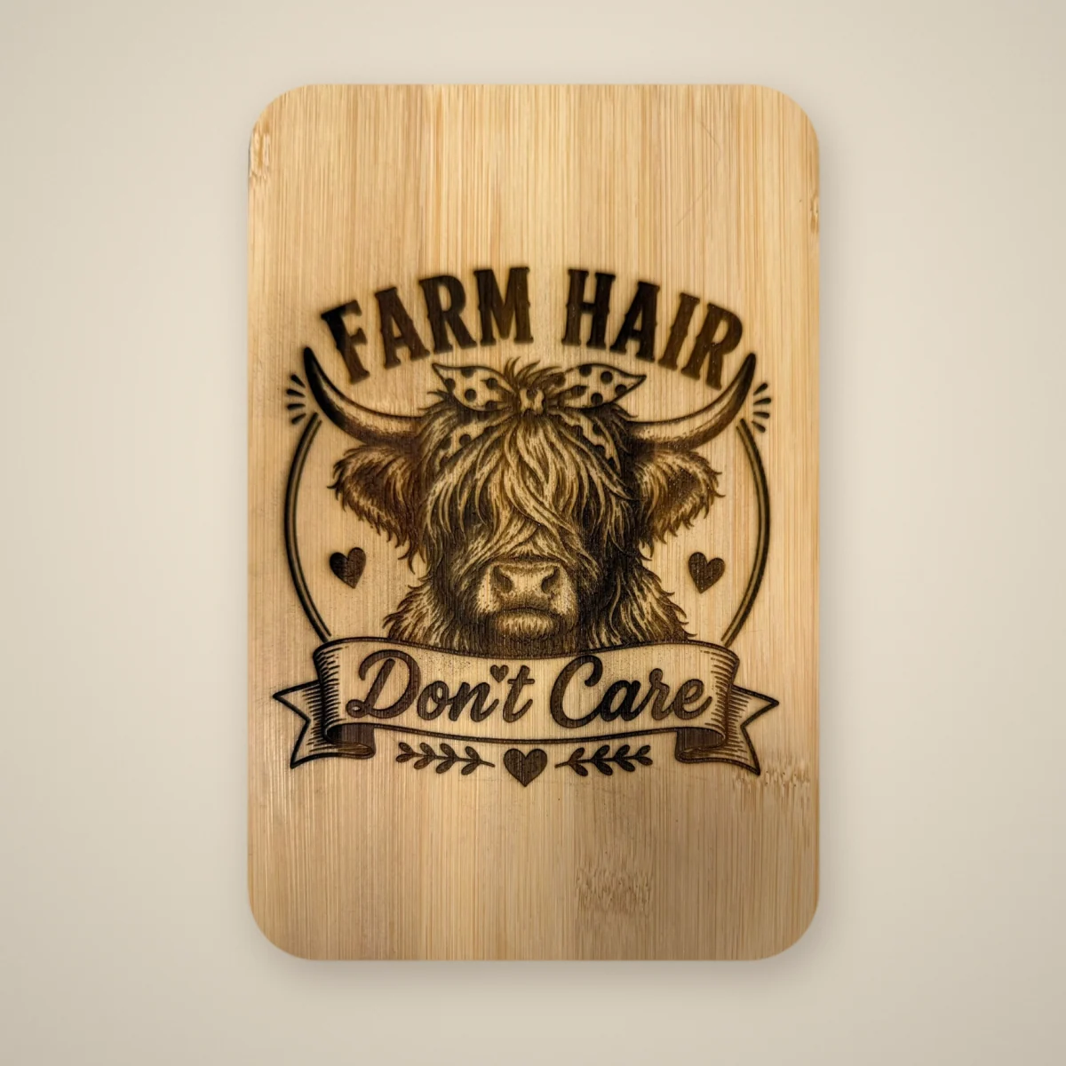 Frühstücksbrett „Farm Hair“