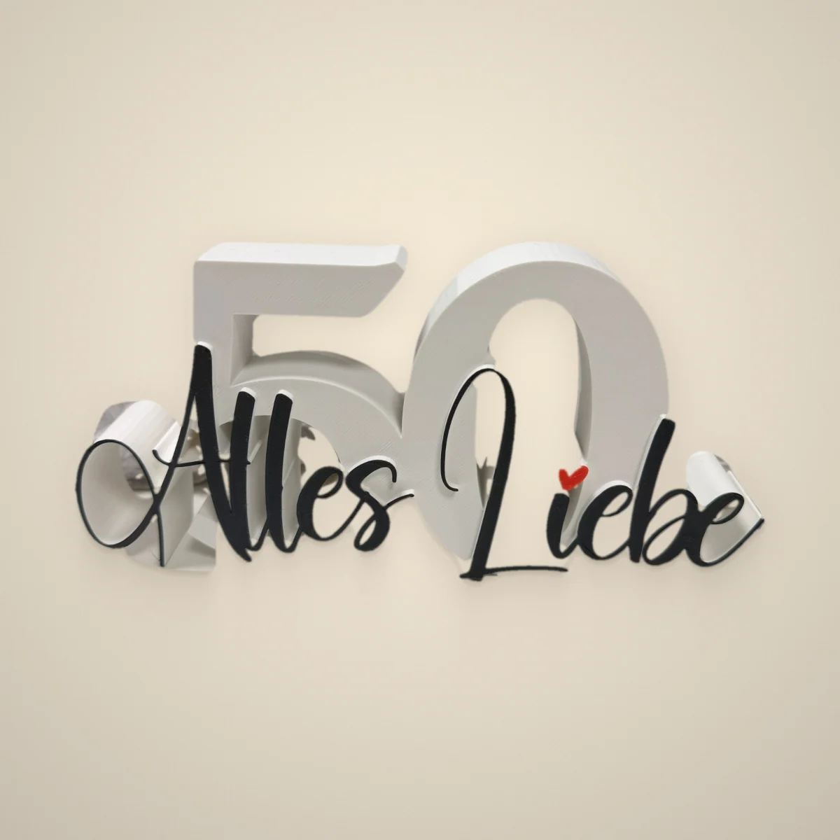 Aufsteller „Alles Liebe“