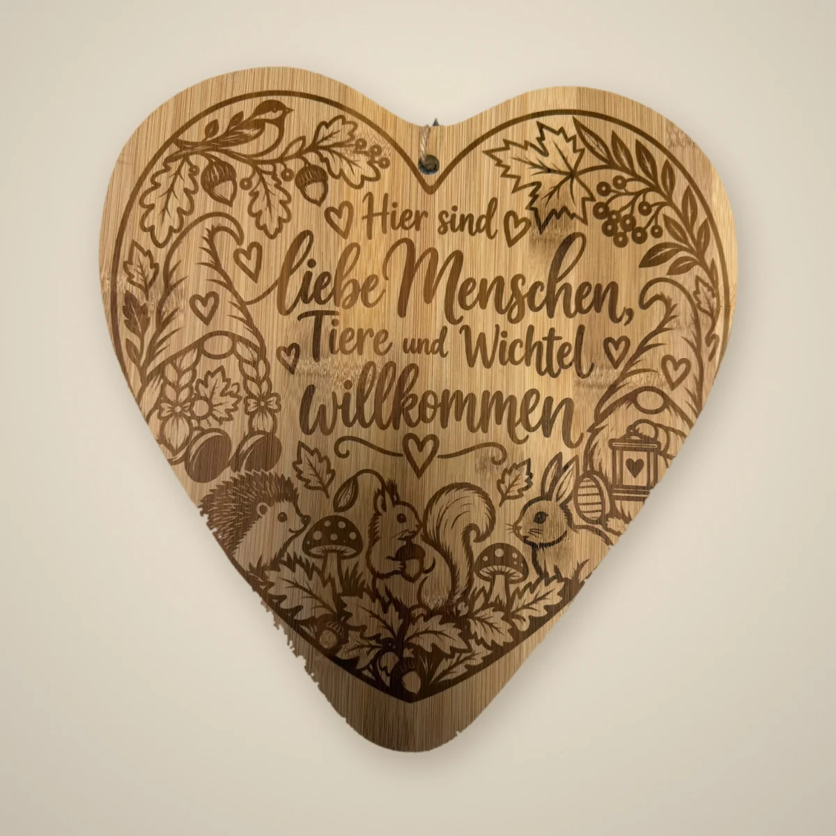 Tür-Dekoherz „Menschen, Tiere und Wichtel“